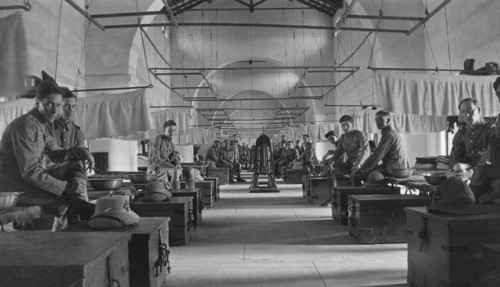 British army barracks, Agra, India, 1916-1917. Artist: Unknown