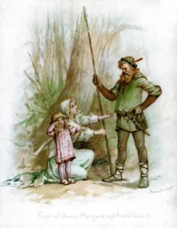 'Flight of Queen Margaret and Prince Edward', 1897.Artist: Frances Brundage