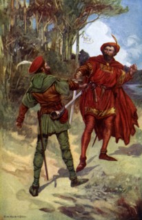 'Richard I and Robin Hood', 1925. Artist: Unknown