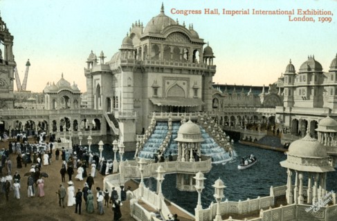 Congress Hall, Imperial International Exhibition, London, 1909.Artist: Valentine & Sons