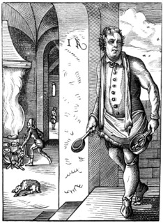 The cook, 16th century (1849).Artist: Jost Amman