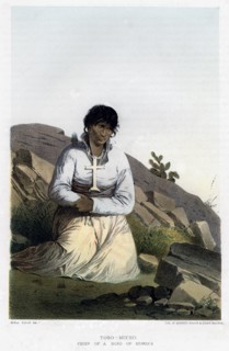 Toro-Mucho, chief of a band of Kioways, 1856.Artist: John Mix Stanley