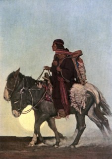 'On the October Trail', early 20th century.Artist: NC Wyeth
