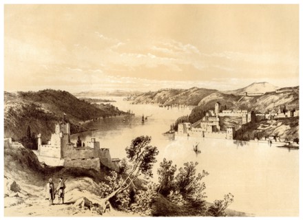 Fortresses of the Dardanelles, Turkey, 19th century.Artist: McFarlane and Erskine