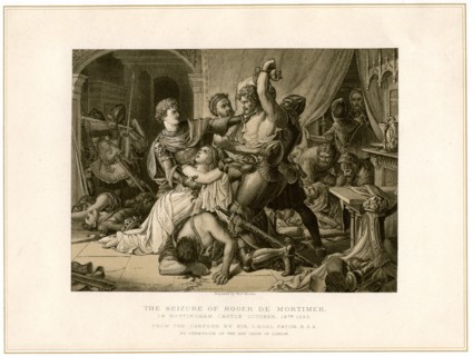 The seizure of Roger de Mortimer (1287-1330) at Nottingham Castle, 19th century.Artist: Noel Paton