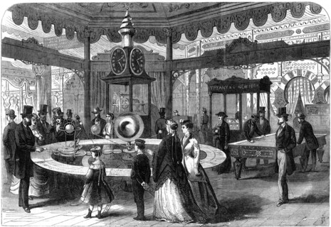 The United States section of the Paris International Exhibition, 1867. Artist: Unknown