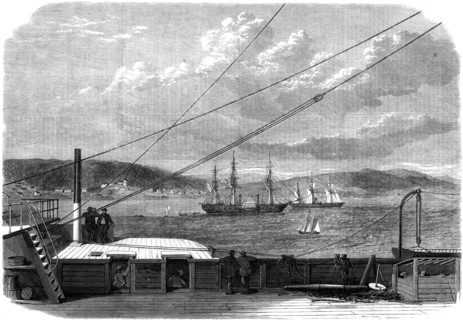 The Atlantic telegraph expedition, Content Bay, Newfoundland, 1866. Artist: Unknown