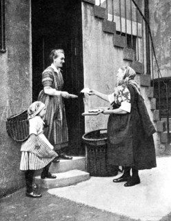 Fish seller, Scotland, 1936. Artist: Donald McLeish