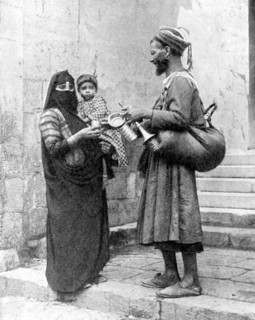 A water seller, Cairo, Egypt, 1936.Artist: Donald McLeish