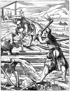 Carpenters, 16th century (1849). Artist: Jost Amman