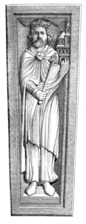 Childebert's tomb, 11th century (1849). Artist: Unknown
