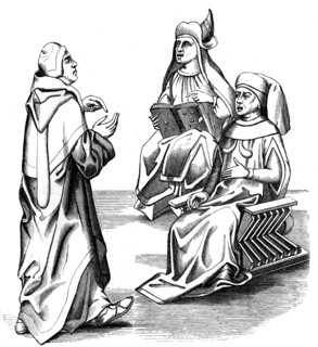 Italian doctors, 15th century (1849). Artist: Unknown