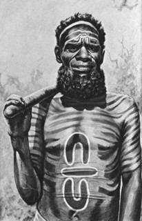 Medicine man of the Worgaia, central Australia, 1922. Artist: Unknown
