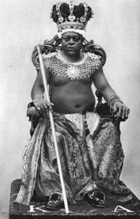 King Archibong II of Gambia, Africa, 1922. Artist: Unknown