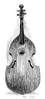 French viola da gamba, c1600, (1901). Artist: Unknown
