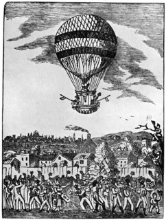 'Mr Sadler's ascent with Captain Paget, 12th August 1781', (1910). Artist: Unknown