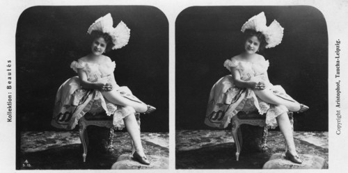 Portrait of a costumed woman, early 20th century.Artist: Aristophot
