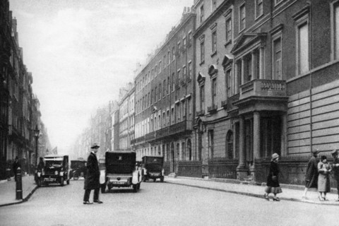Harley Street, London, 1926-1927.Artist: Whiffin