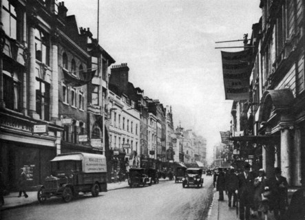 Looking south in New Bond Street, London, 1926-1927. Artist: Unknown