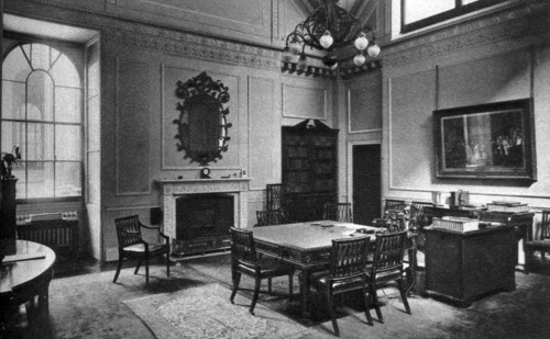 The Governors' Room, Bank, London, 1926-1927.Artist: Joel