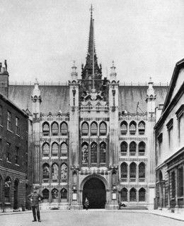 Gateway of the Guildhall, London, 1926-1927.Artist: McLeish