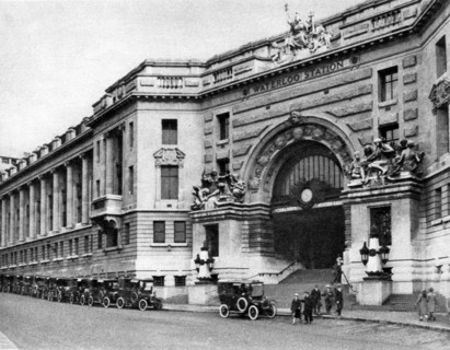 Waterloo Station, London, 1926-1927.Artist: McLeish