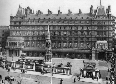 Charing Cross railway station, London, 1926-1927.Artist: McLeish