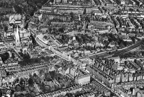 An aerial view of Kensington, London, 1926-1927.Artist: Aerofilms