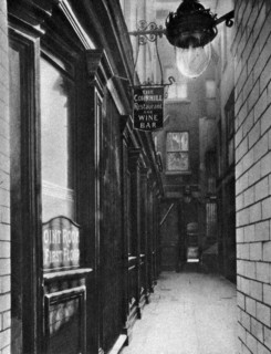 The 'George and Vulture' tavern, London, 1926-1927.Artist: Taylor