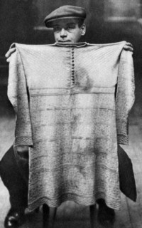 The blood-soaked vest of King Charles I at the London Museum, London, 1926-1927.Artist: Field