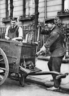 A gas fitter, London, 1926-1927.Artist: McLeish