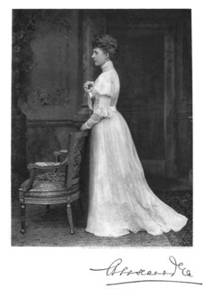 Queen Alexandra (1844-1925), queen consort of King Edward VII, 1908.Artist: Downey