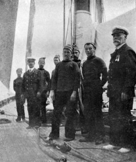 On board the yacht 'Britannia', 1908. Artist: Queen Alexandra