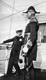 Prince Edward (1894-1972), the future King Edward VIII, with Sir Charles Cust, 1908.Artist: Queen Alexandra