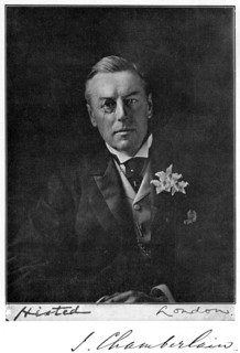 Joseph Chamberlain (1836-1914), British businessman, politician and statesman, 1905.Artist: Histed