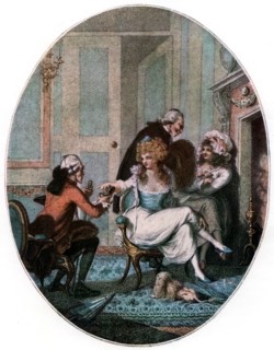'The French Fireside', 1905.Artist: Charles Tomkins