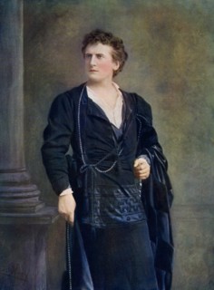 Wilson Barrett (1846-1904), English actor, theatre manager, and playwright, 1899-1900.Artist: W&D Downey