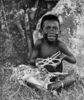 Kiwai child, living at the entrance to the Fly River, New Guinea, 1922. Artist: WN Beaver