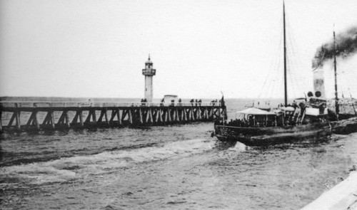 A steamer departing from Trouville for Le Havre, France, c1920s. Artist: Unknown