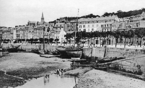 Dockside, Trouville, France, c1920s. Artist: Unknown