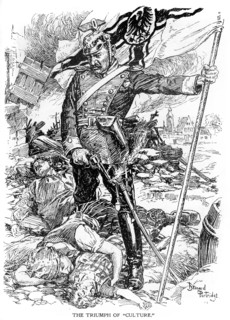 'The Triumph of Culture', 1914, (c1920).Artist: Bernard Partridge