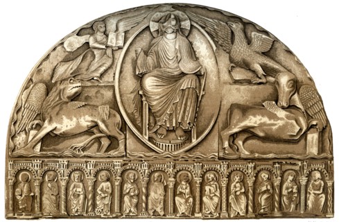Exterior decoration of Le Mans Cathedral, Le Mans, France, 15th century (1849).Artist: H Moulin