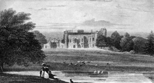 Madingley Hall, Madingley, Cambridgeshire, 19th century (1912). Artist: Unknown