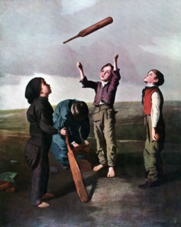 'Tossing for Innings', 19th century (1912).Artist: Henry Dixon
