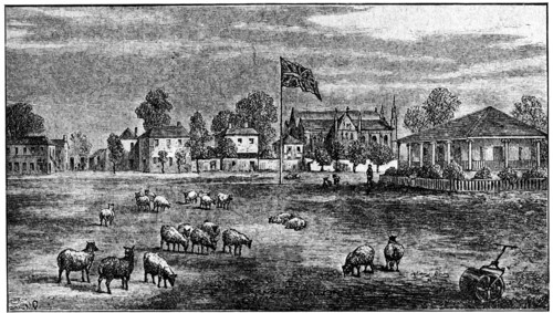 Lord's cricket ground, London, 1836 (1912). Artist: Unknown