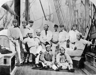 The first English cricket team to tour America, 1859 (1912). Artist: Unknown