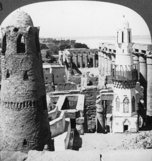 The Temple of Luxor, Egypt, 1905.Artist: Underwood & Underwood