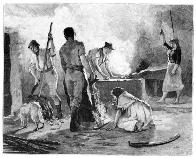 Scene from the Young Irelander Rebellion of 1848 (1900). Artist: Unknown