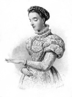 Magdalene of France, (19th century).Artist: JC Armytage