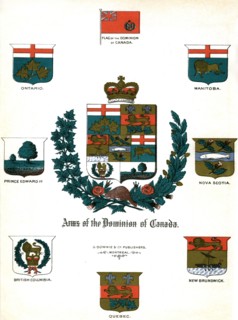 Coats of arms and flags of Canada. Artist: Unknown